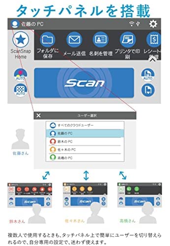 Amazon | リコー PFU ドキュメントスキャナー ScanSnap iX1600 (最新